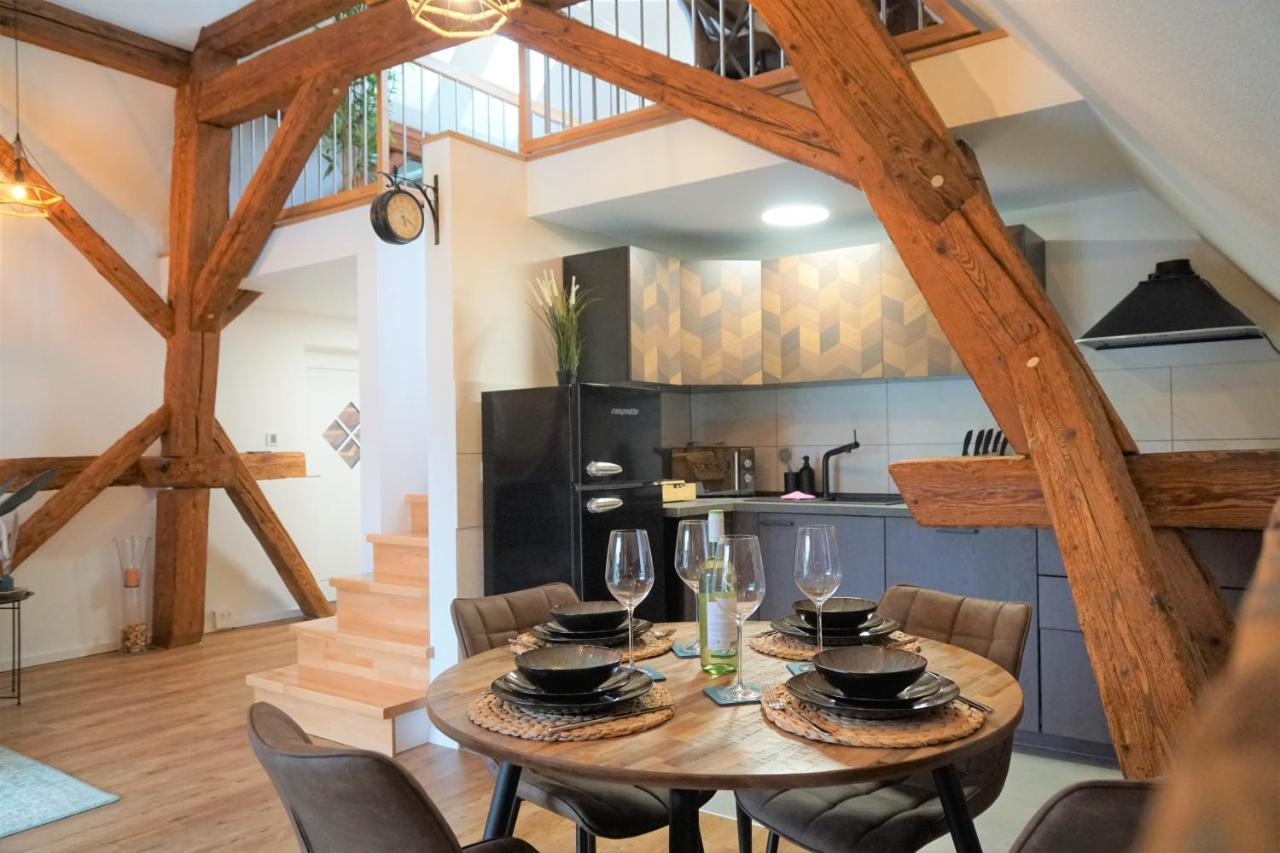 Galerie-Wohnung I Sanierter Pferdestall I Europapark I Boxspring I Nespresso Kippenheim Eksteriør billede